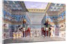 Reconstruction of the Throne Room in the palace of Ashurnasipal II at Nimrud, in Iraq by Austen Henry Layard