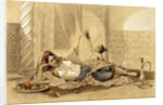 An Odalisque Playing With a Child by Félix Henri Emmanuel Philippoteaux