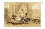 An Odalisque Playing With a Child by Félix Henri Emmanuel Philippoteaux