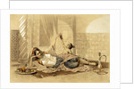 An Odalisque Playing With a Child by Félix Henri Emmanuel Philippoteaux