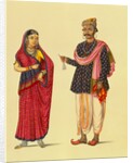Gujarat couple of Tanjore by Unknown