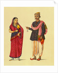 Gujarat couple of Tanjore by Unknown