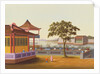 Large garden scene. China, 19th century by Unknown
