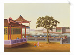 Large garden scene. China, 19th century by Unknown