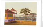Large garden scene. China, 19th century by Unknown