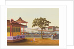 Large garden scene. China, 19th century by Unknown
