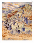 Baptism in the River Ceiriog, at Pontfadog, Denbighshire by Mildred Eldridge