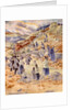 Baptism in the River Ceiriog, at Pontfadog, Denbighshire by Mildred Eldridge