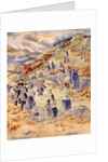 Baptism in the River Ceiriog, at Pontfadog, Denbighshire by Mildred Eldridge