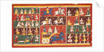Krishna revealing his nature as Vishnu to an Englishman by Unknown