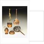 Minature Kitchen Utensils. Netherlands, 17th century by Anonymous