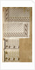Sample from the pattern book Fancy Vestings and Handkerchief Goods by Anonymous