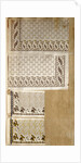 Sample from the pattern book Fancy Vestings and Handkerchief Goods by Anonymous