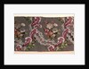 Textil design with a floral pattern by Anonymous