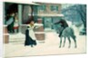 Greeting The Postman by Robert Walker Macbeth