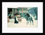 Greeting The Postman by Robert Walker Macbeth