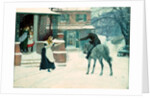 Greeting The Postman by Robert Walker Macbeth