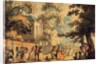 Entrance to the Mall, Spring Gardens by Thomas Rowlandson