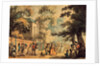 Entrance to the Mall, Spring Gardens by Thomas Rowlandson
