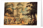 Entrance to the Mall, Spring Gardens by Thomas Rowlandson