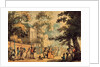 Entrance to the Mall, Spring Gardens by Thomas Rowlandson