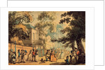 Entrance to the Mall, Spring Gardens by Thomas Rowlandson