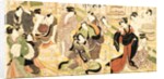 Scene of Women at a Bathhouse from the Kabuki's play Yamato Meisho Senbonzakura by Utagawa Kunisada