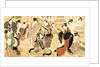 Scene of Women at a Bathhouse from the Kabuki's play Yamato Meisho Senbonzakura by Utagawa Kunisada