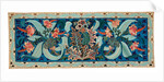 Panel with flowers and leaves motifs by George Washington Henry Jack