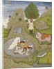 Rustam killing the White Devil by Unknown