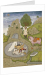 Rustam killing the White Devil by Unknown