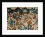 Devonshire Hunting Tapestry, Boar and Bear Hunt, detail by Anonymous