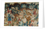 Devonshire Hunting Tapestry, Boar and Bear Hunt, detail by Anonymous