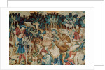 Devonshire Hunting Tapestry, Boar and Bear Hunt, detail by Anonymous