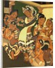 Dancing girl and musicians from the Ajanta Caves by John Griffiths