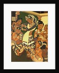 Dancing girl and musicians from the Ajanta Caves by John Griffiths