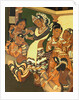 Dancing girl and musicians from the Ajanta Caves by John Griffiths