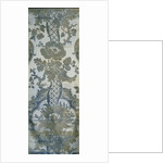 Textile design with flowers by Anonymous