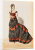 Design for a female costume. Great Britain, 19th century by Anonymous