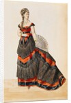 Design for a female costume. Great Britain, 19th century by Anonymous