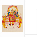 Shiva and Parvati on the bull Nandi by Unknown