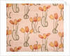 Tulips furnishing fabric by Unknown