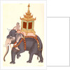 The King's elephant, Company Painting by Unknown