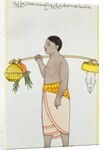 A man taking bribes to an official. Sri Lanka, 19th century by Unknown