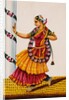 Dancing girl with rose-garland by Unknown