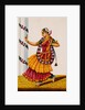 Dancing girl with rose-garland by Unknown