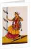 Dancing girl with rose-garland by Unknown