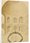 Interior of the tomb chamber of the Taj Mahal by Unknown