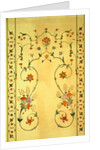 Floral decoration on the cenotaph of Shah Jahan by Unknown