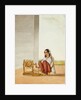 A woman spinning by Unknown